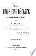 La troisième défaite du prolétariat français