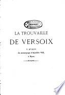 La trouvaille de Versoix à propos du monnayage d'Amédée VIII, à Nyon