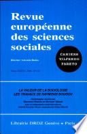 La valeur de la sociologie les travaux de Raymond Boudon