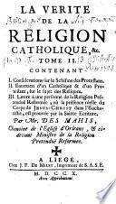La vérité de la religion catholique, prouvée par l'écriture sainte