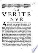 La Verité nuë