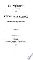 La vérité sur l'incendie de Moscou
