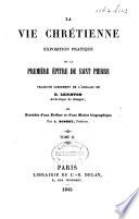 La vie chrétienne