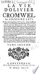 La vie d'Olivier Cromwell
