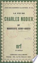 La vie de Charles Nodier