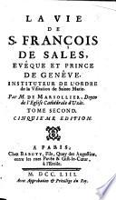 La vie de S. François de Sales