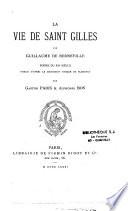 La vie de Saint Gilles par Guillaume de Berneville