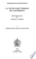 La vie de Saint Thomas de Canterbury