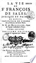 La Vie de St François de Sales,... par M. Marsollier,...