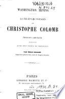 La vie et les voyages de Christophe Colomb