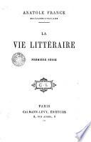 La Vie littéraire, 1