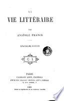 La Vie littéraire