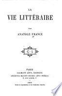 La vie littéraire