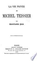 La vie privée de Michel Teissier