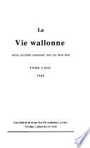 La Vie wallonne