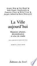 La ville aujourd'hui