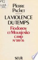La Violence du temps
