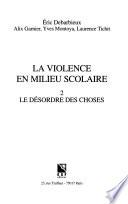 La violence en milieu scolaire