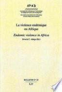 La violence endémique en Afrique
