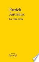 La voix écrite