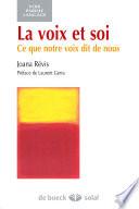 La voix et soi