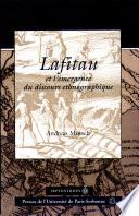 Lafitau et l'émergence du discours ethnographique