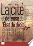Laïcité et défense de l'État de droit