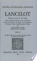 Lancelot : roman en prose du XIIIe siècle