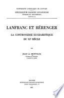 Lanfranc et Bérenger
