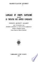 Langage et corps fantasmé dans le théâtre des années cinquante
