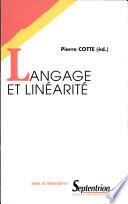 Langage et linéarité