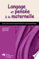 Langage et pensée à la maternelle