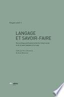 Langage et savoir-faire