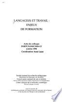 Langage(s) et travail