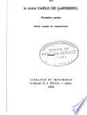 Langue des Bédouins Anazeh, texte arabe avec traduction, commentaire et glossaire ...