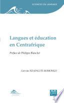 Langues et éducation en Centrafrique