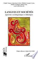 Langues et sociétés