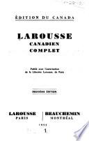 Larousse canadien complet