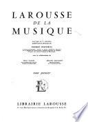 Larousse de la musique