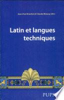 Latin et langues techniques
