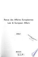 Law and European affairs
