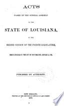 Laws for the Government of the District of Louisiana Passed by the Governor and Judges of the Indiana Territory