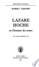 Lazare Hoche, ou, L'honneur des armes