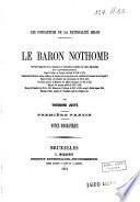 Le Baron Nothomb: Notice biographique