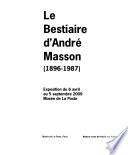 Le bestiaire d'André Masson