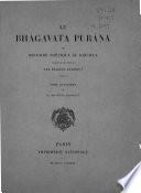 Le Bhâgavata purâna