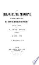 Le Bibliographe moderne