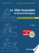Le bilan musculaire de Daniels et Worthingham