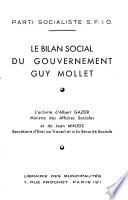 Le bilan social du gouvernement Guy Mollet
