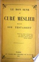 Le bon sens du curé Meslier